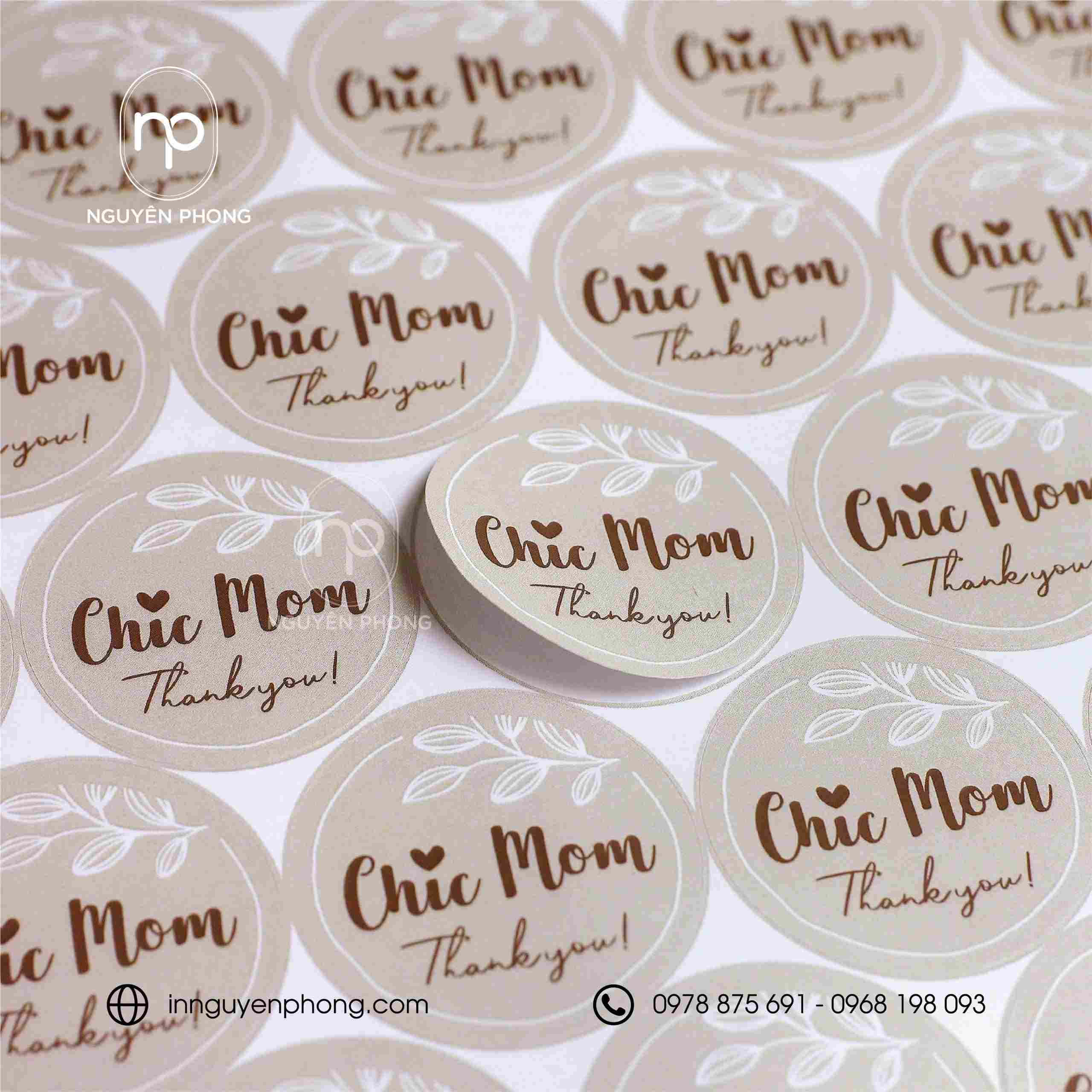 Tem decal có độ hoàn thiện cao, sẵn sàng cho việc sử dụng